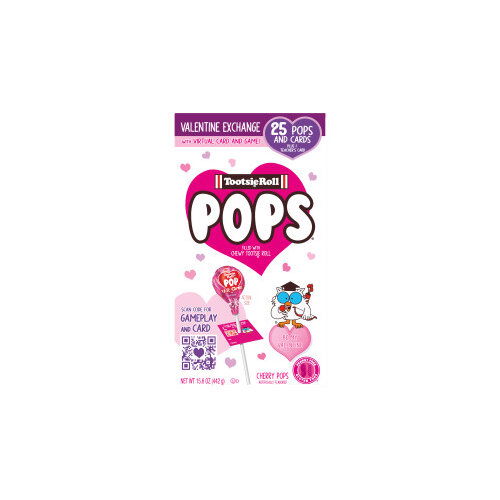Tootsie Pops Valentine Exchange Box